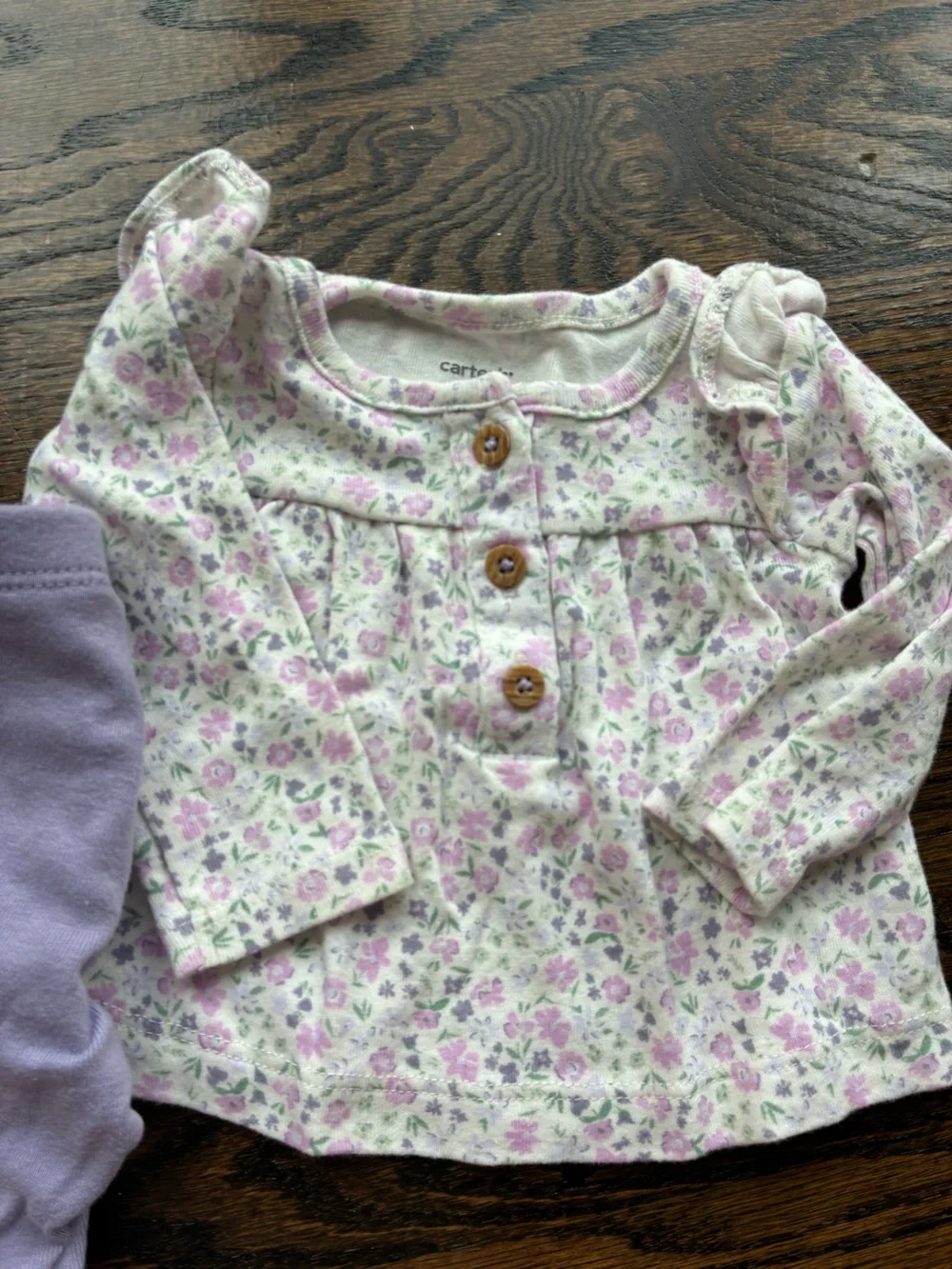 Baby girl floral outfit